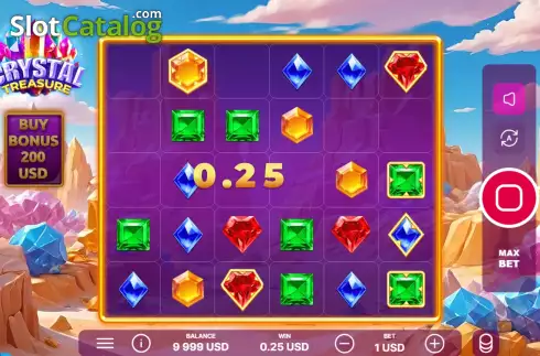 Скрин3. Crystal Treasure слот