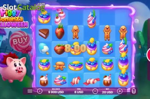 Скрин3. Piggy Bonanza Halloween слот