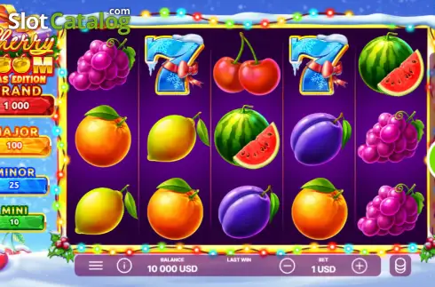 Скрин2. Cherry Boom Christmas слот