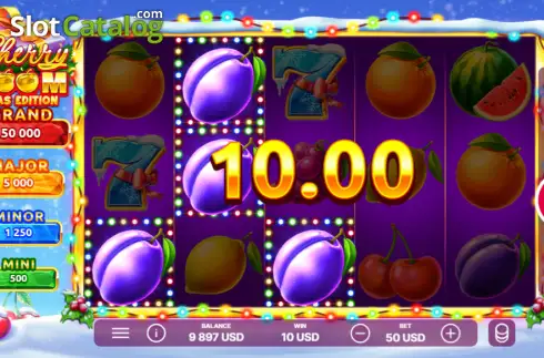 Скрин3. Cherry Boom Christmas слот