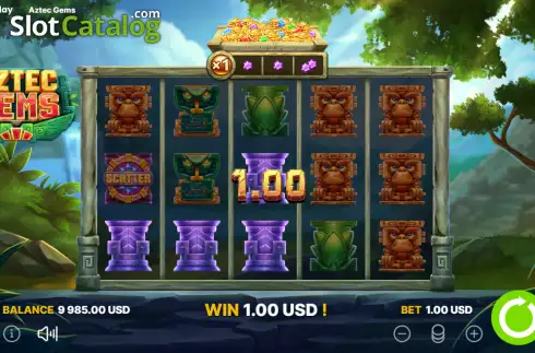 Скрин3. Aztec Gems (Onlyplay) слот