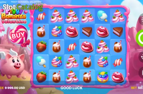 Скрин2. Piggy Bonanza Valentine слот