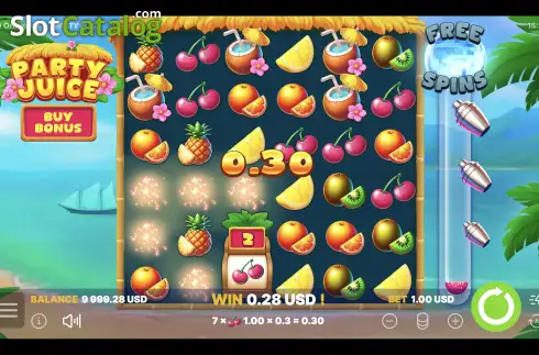 Скрин4. Party Juice слот
