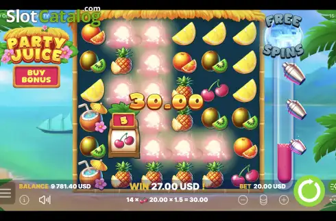 Скрин6. Party Juice слот