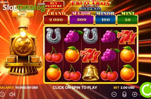 Скрин2. Fruit Train Express: Hold & Win слот