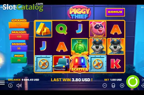 Скрин2. Piggy Thief слот