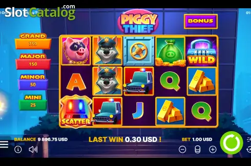 Скрин3. Piggy Thief слот
