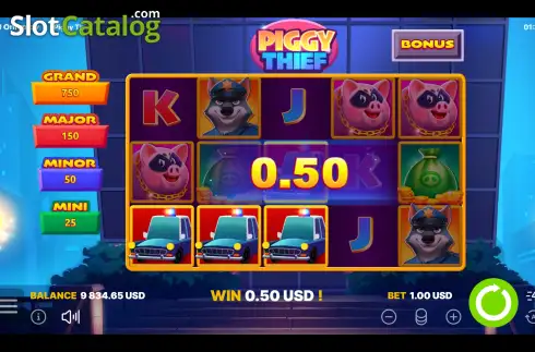 Скрин6. Piggy Thief слот