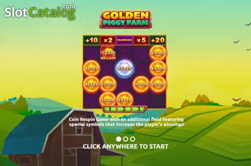 Скрин2. Golden Piggy Farm слот