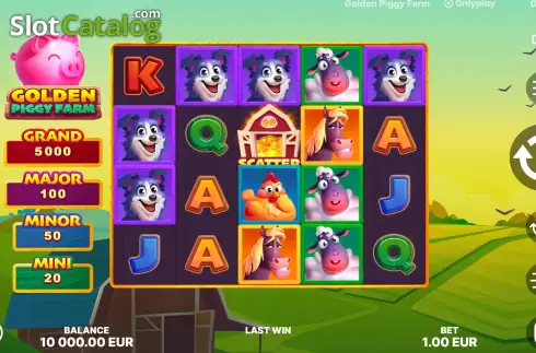 Скрин3. Golden Piggy Farm слот