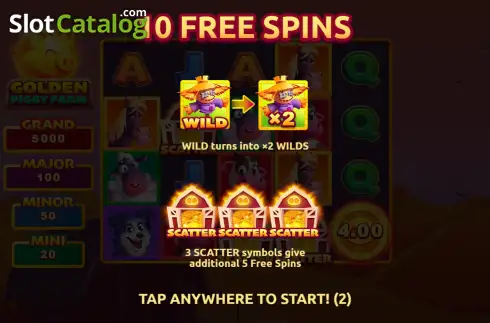 Скрин7. Golden Piggy Farm слот