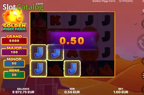 Скрин8. Golden Piggy Farm слот