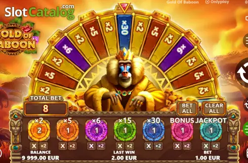Скрин6. Gold of Baboon слот