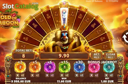 Скрин7. Gold of Baboon слот