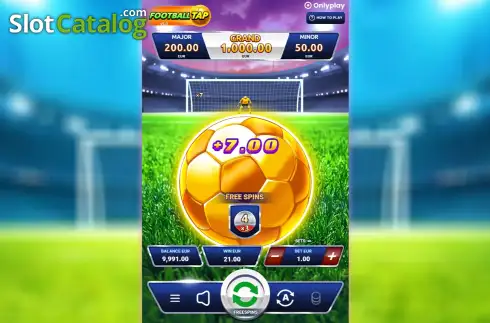 Скрин9. Football Tap слот