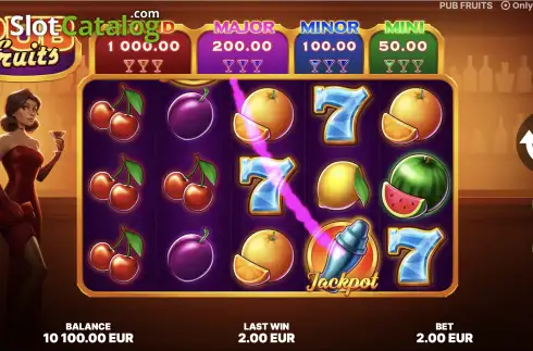 Скрин3. Pub Fruits слот