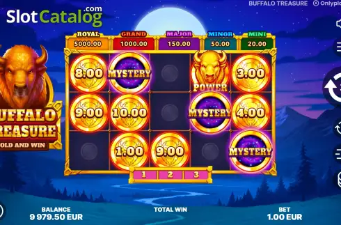 Скрин2. Buffalo Treasure: Hold&Win слот