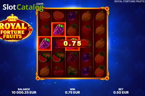 Скрин2. Royal Fortune Fruits слот