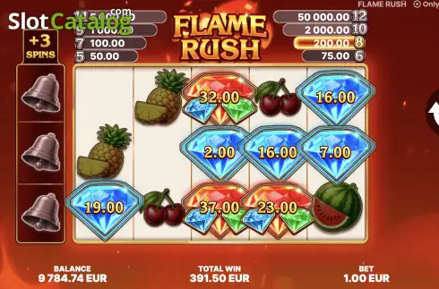 Скрин3. Flame Rush слот
