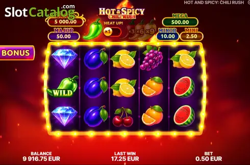 Скрин2. Hot & Spicy: Chili Rush слот