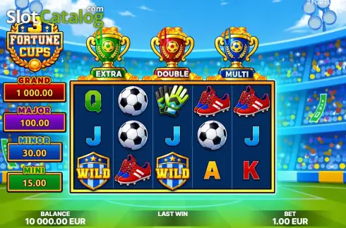 Скрин2. 3 Fortune Cups слот
