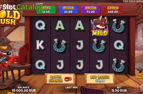 Скрин2. Fox Gold Rush слот