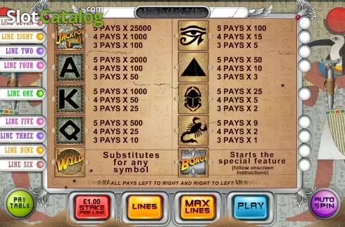 Скрин2. Sands of Fortune слот