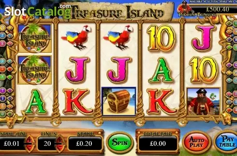 Скрин2. Treasure Island (OpenBet) слот