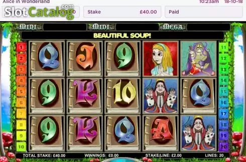 Скрин2. Alice in Wonderland (OpenBet) слот