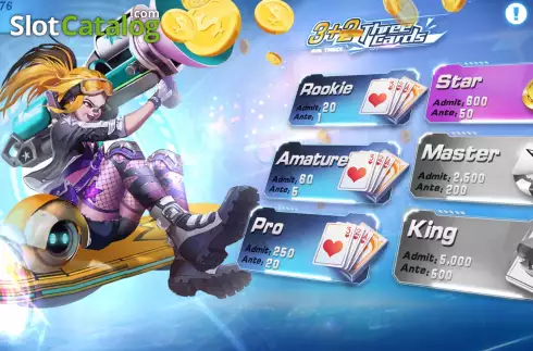 Скрин2. 3+2 Three Cards слот