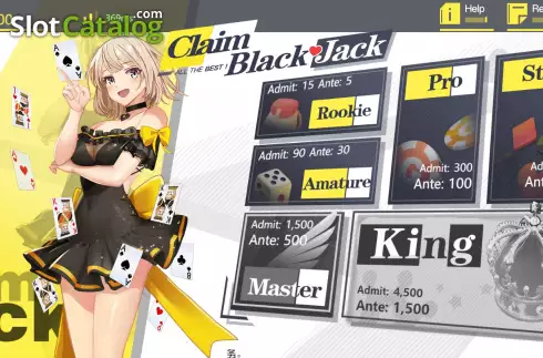 Скрин2. Claim Black Jack слот