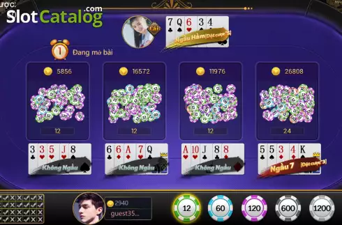 Скрин6. Hundreds person of Bull V8 слот