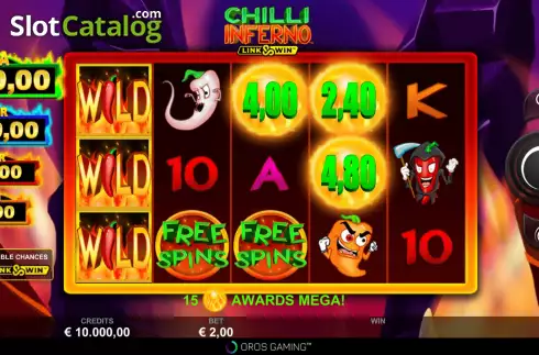 Скрин3. Chilli Inferno слот