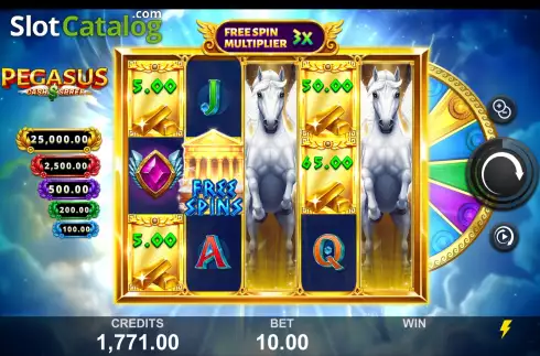 Скрин2. Pegasus Cash Spree слот