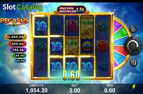 Скрин4. Pegasus Cash Spree слот