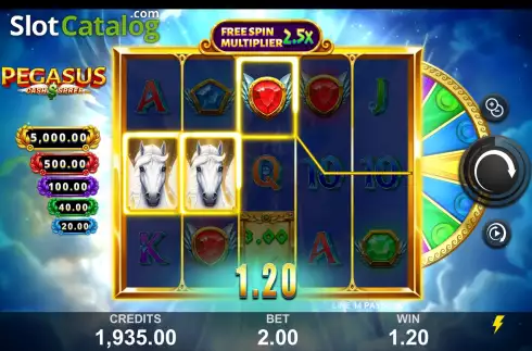 Скрин5. Pegasus Cash Spree слот