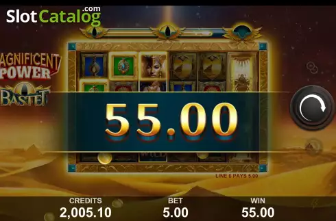Скрин6. Magnificent Power Bastet слот
