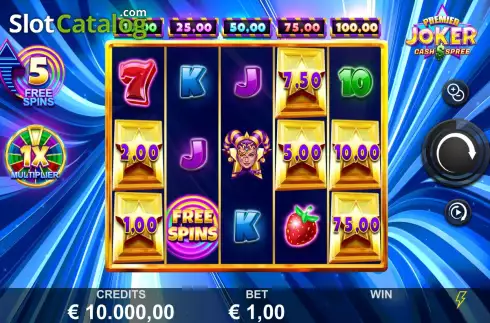 Скрин3. Premier Joker Cash Spree слот