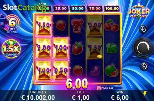 Скрин4. Premier Joker Cash Spree слот