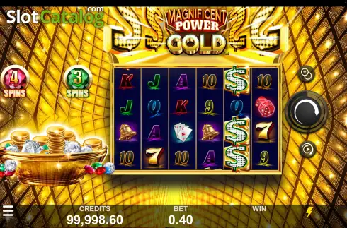 Скрин2. Magnificent Power Gold слот