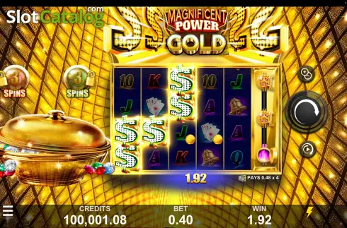 Скрин3. Magnificent Power Gold слот