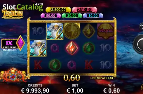 Скрин3. Cash Spree Triton слот
