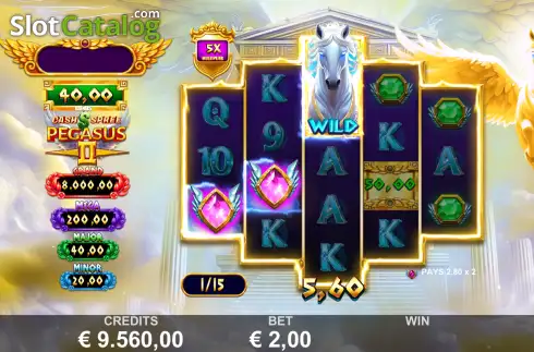 Скрин3. Cash Spree Pegasus 2 слот