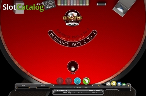 Скрин2. Vegas Strip Single Deck Blackjack слот