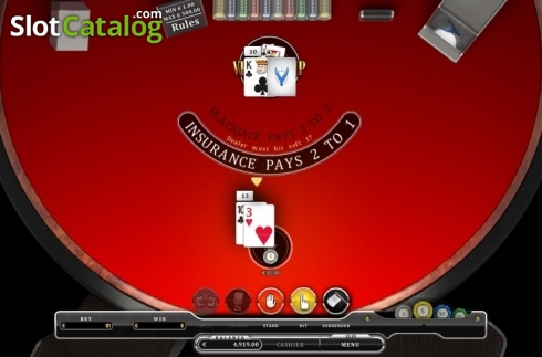 Скрин3. Vegas Strip Single Deck Blackjack слот