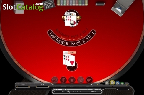 Скрин4. Vegas Strip Single Deck Blackjack слот
