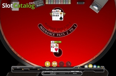 Скрин5. Vegas Strip Single Deck Blackjack слот