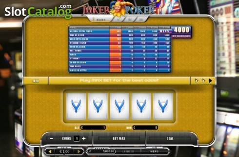 Скрин2. Joker Poker (Oryx) слот