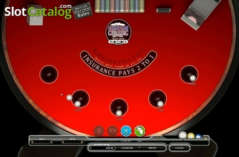 Скрин2. European Classic Blackjack MH слот
