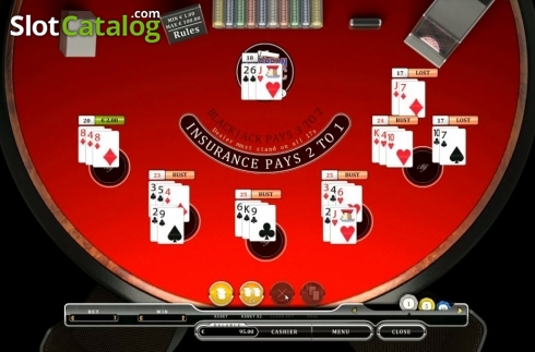 Скрин4. European Classic Blackjack MH слот